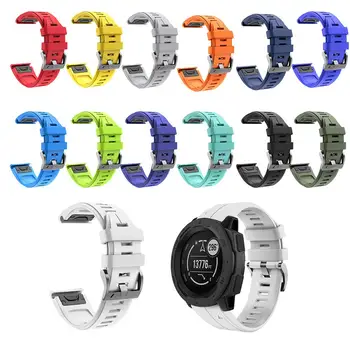 

For Garmin Instinct Silicone Watch Strap Replacement Wristband Universal 22mm Wrist Band Strap Smart Bracelet Accessories