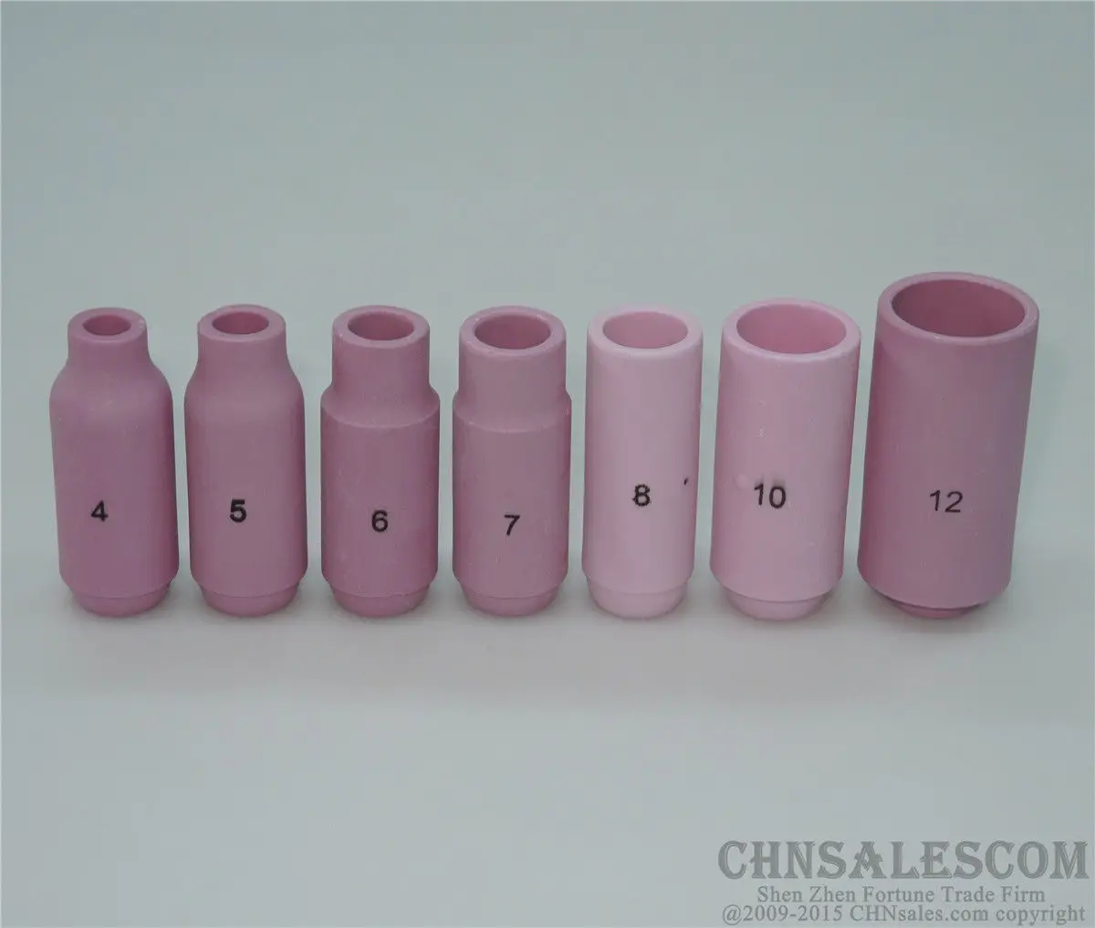 Chnsalescom 7 шт. WP-17/18/26 газовольфрамовая Сварка оксид алюминия насадка 10N44 10N45 10N46 10N47 10N48 10N49 10N50