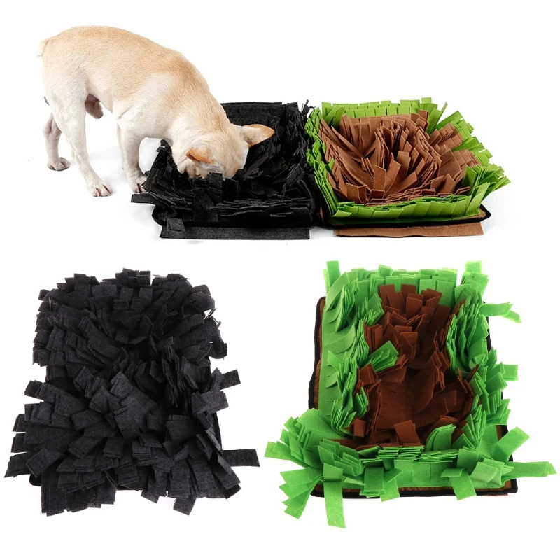 

Pet Dog Smell Training Mat Sniffing Pad Stress Nose Puppy Blanket Snuffle Washable Dog Trainings