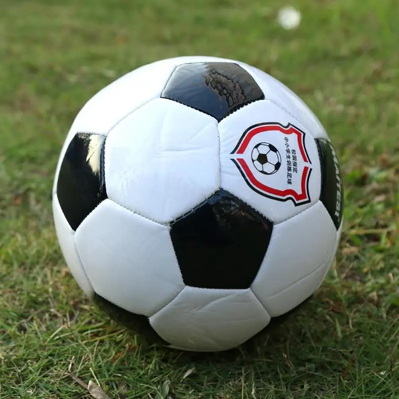 Suave clásico NO. 3, negro, blanco tamaño estándar pelota de fútbol entrenamiento fútbol l Deportes bola de formación voetbal futbol bola