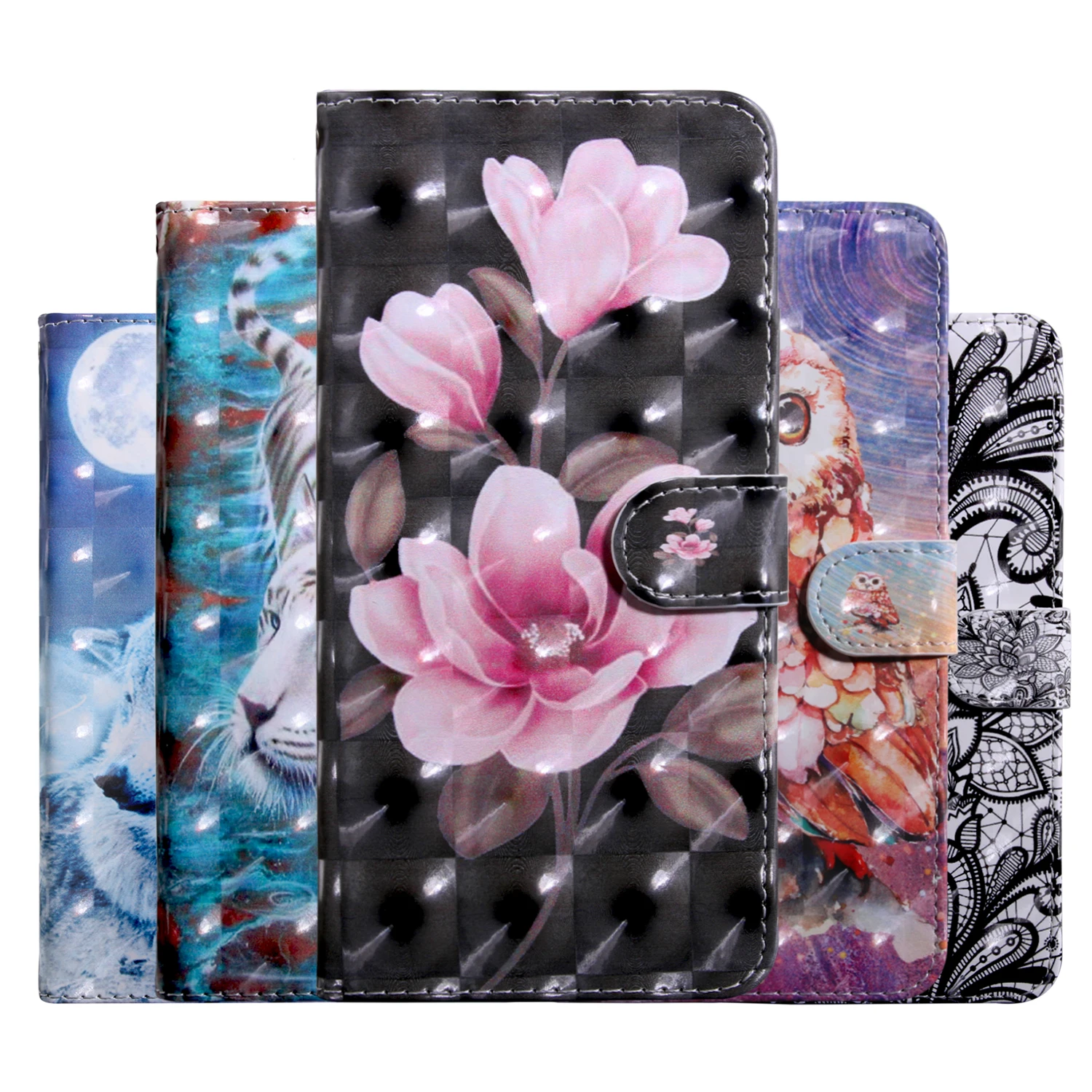 

For Xiaomi Redmi Note 6 Pro Case 3D Painting Flip Case For Xiaomi Redmi S2 Cover PU Wallet Leather Case Protective Cover