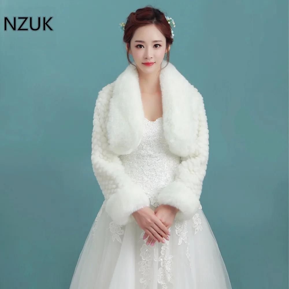 

Top Quality Winter Plus Size Faux Fur Bridal Cape White Wedding Fur Bolero Wrap Evening Party Shoulder Shawl Bolero Mariage
