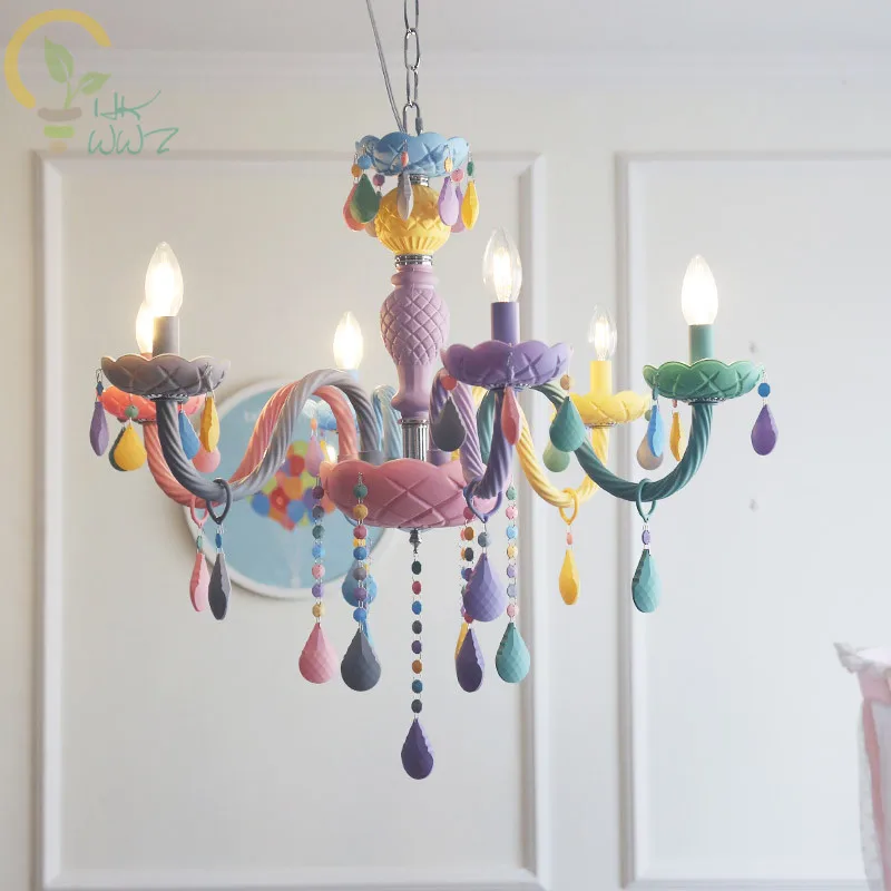 Modern Colourful Crystal Chandelier 