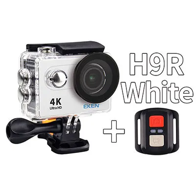 Eken H9 H9R ультра FHD 4 K 25FPS Wi-Fi действие Камера 30 M Водонепроницаемый 1080 p 60fps подводный go удаленного extreme pro Спорт cam - Цвет: H9R White