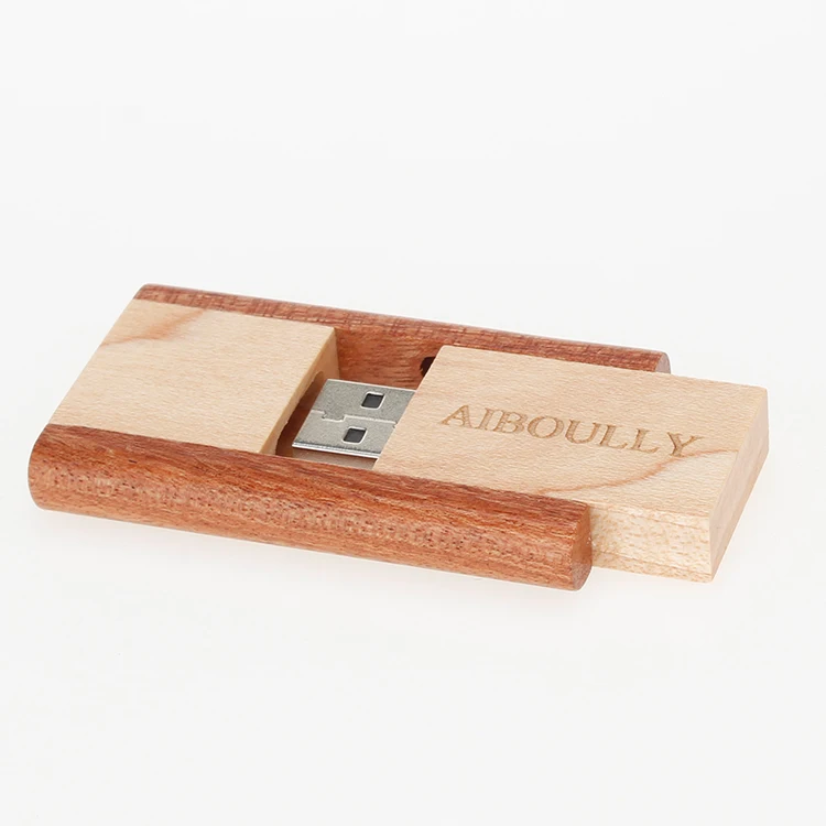 

XIWANG can be customized LOGO laser engraving wood USB + box 4GB 8GB 16GB 32GB 64GB flash memory Pendrive notebook wedding gifts