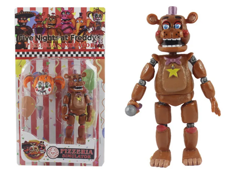 Five Nights At Freddy фигурка игрушка из фнаф Бонни Фокси Фредди Fazbear медведь куклы игрушки DIY сборка