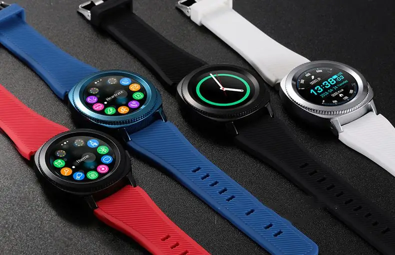 IP68 Водонепроницаемый Bluetooth Вызов сна монитор Смарт часы Smartwatch L2 Montres кардио бег спортивные часы сердечного ритма - Цвет: BLACK