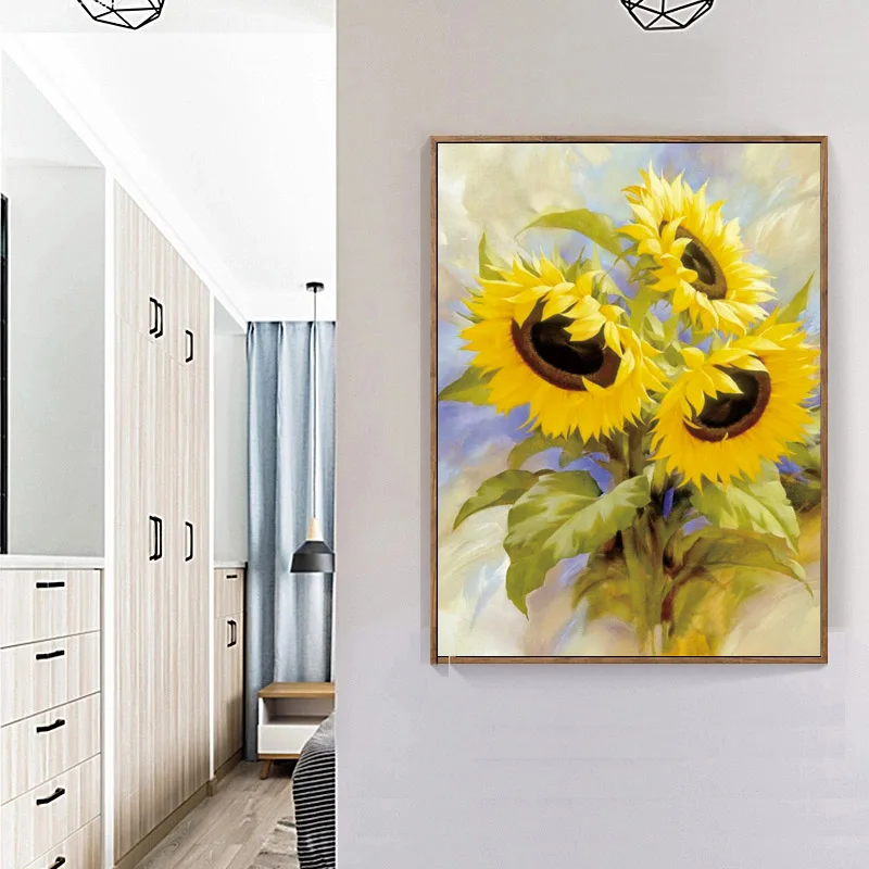 Набор для алмазной вышивки OUYIJIA Sunflower 5D полностью квадратная Алмазная мозаика