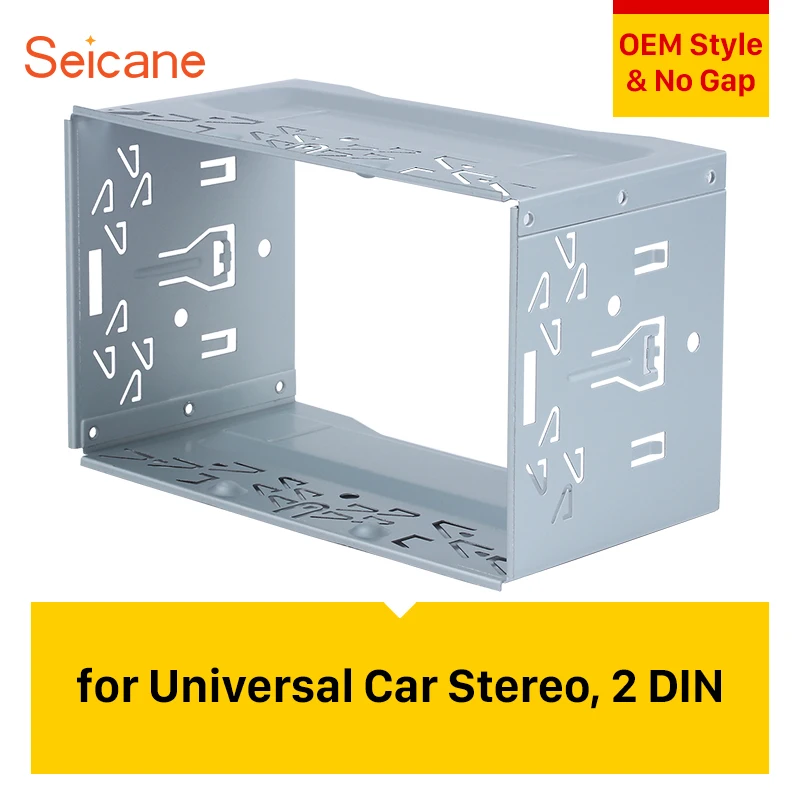 

Seicane Frame Fascia Dash Panel Refit Mount Kit DVD Player Stereo Install Trim Dashboard For Universal Car VW Nissan Toyota Benz