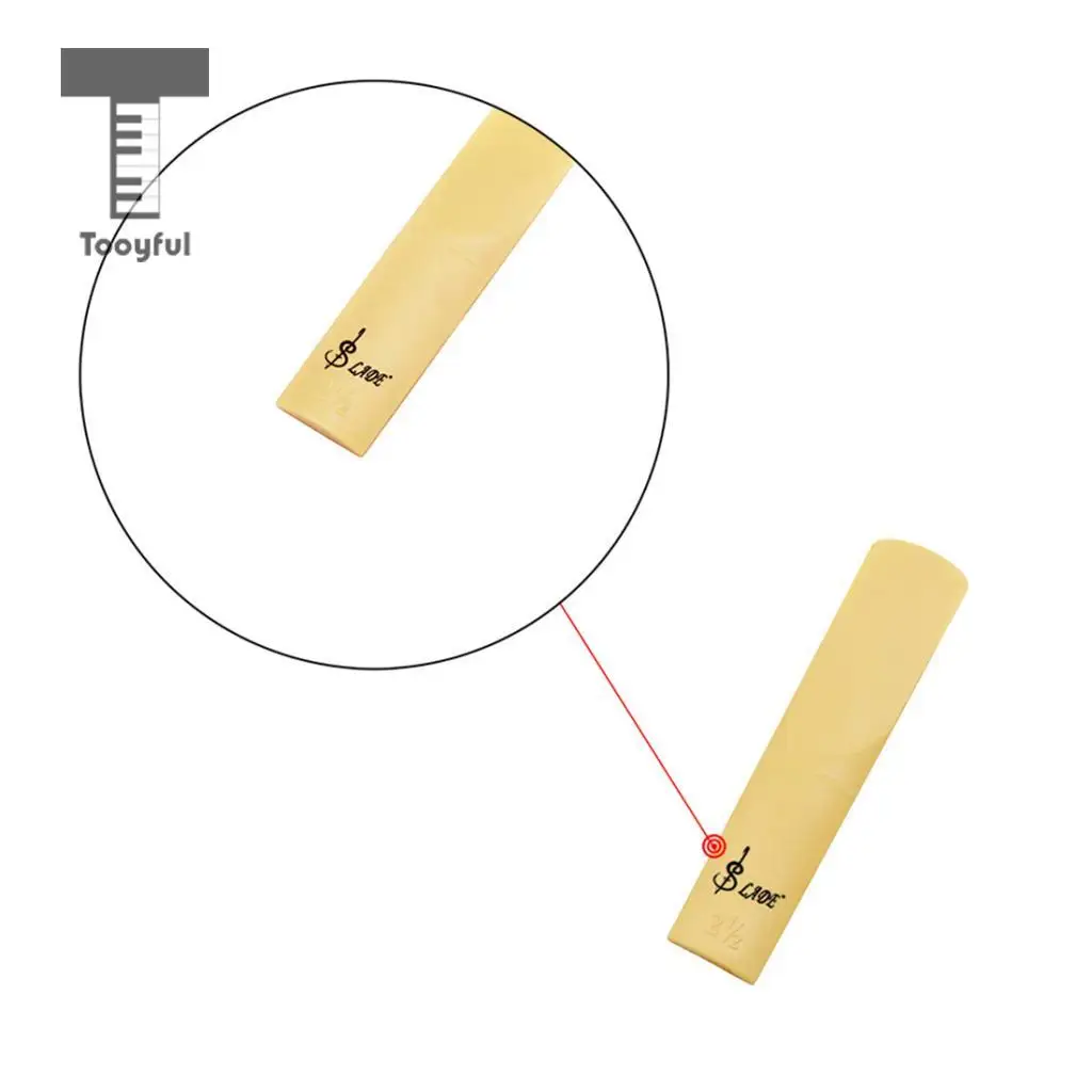 ABS Plastic Alto Sax Saxophone Reed 2.5 Strength for Wind Woodwind Instrument Parts