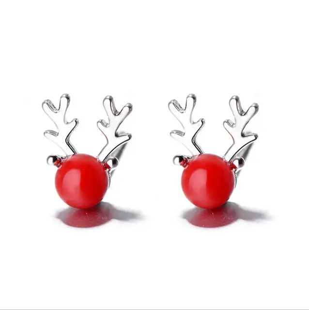 Yiustar Cute Animal Earrings Tiny Deer Stud Earrings Charms Stainless Steel Women Ear Studs Jewelry Christmas New Year Kids Gift Stud Earrings Aliexpress