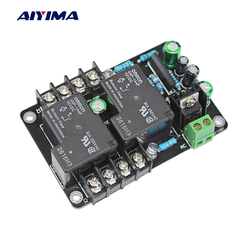 

AIYIMA UPC1237 2.0 30A High Power Speaker Protection Board Kit Parts Reliable Performance 2 channels For DIY HIFI Amplifier