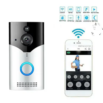 

Wifi Video Doorbell Phone Wireless Doorbell Waterproof Remote smart Door Bell For Apartments IR Alarm Wireless Security
