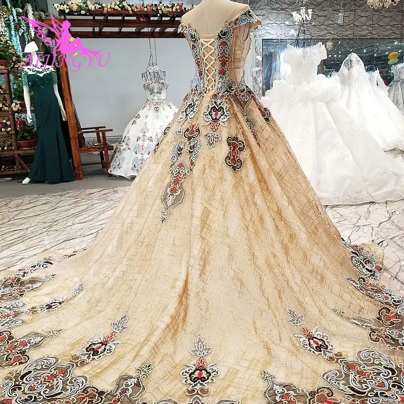 Aijingyu Wedding Dresses Mexico Long Sleeve With Color American