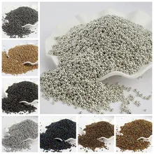 Arma de cristal áustria 3mm 500 pçs/lote, arma de buraco redondo, cor preta, vidro checo, contas de semente para fabricação de jóias diy acessórios