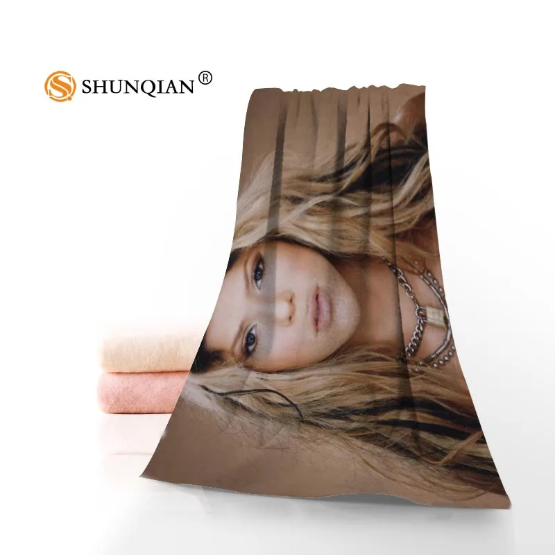 New Shakira Towel Printed Cotton Face/Bath Towels Microfiber Fabric For Kids Men Women Shower Towels QWE098