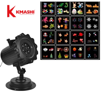 

Kmashi 16 PCS Pattern Lens Christmas Led Projector Light Show Outdoor Waterproof for Garden Wall Holiday Party Decorations