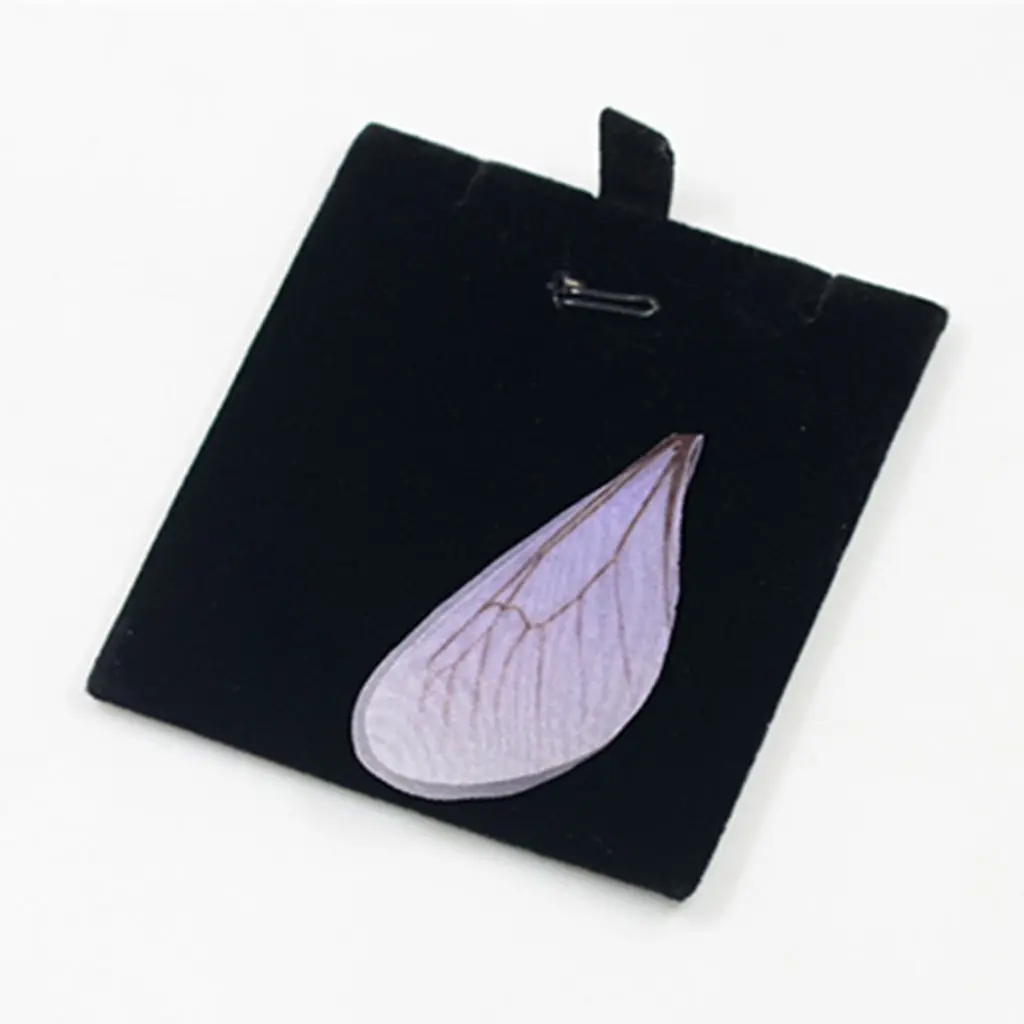 50pcs Cloth Fashion Dragonfly Wing Charms for Women Earrings Pendant Jewelry