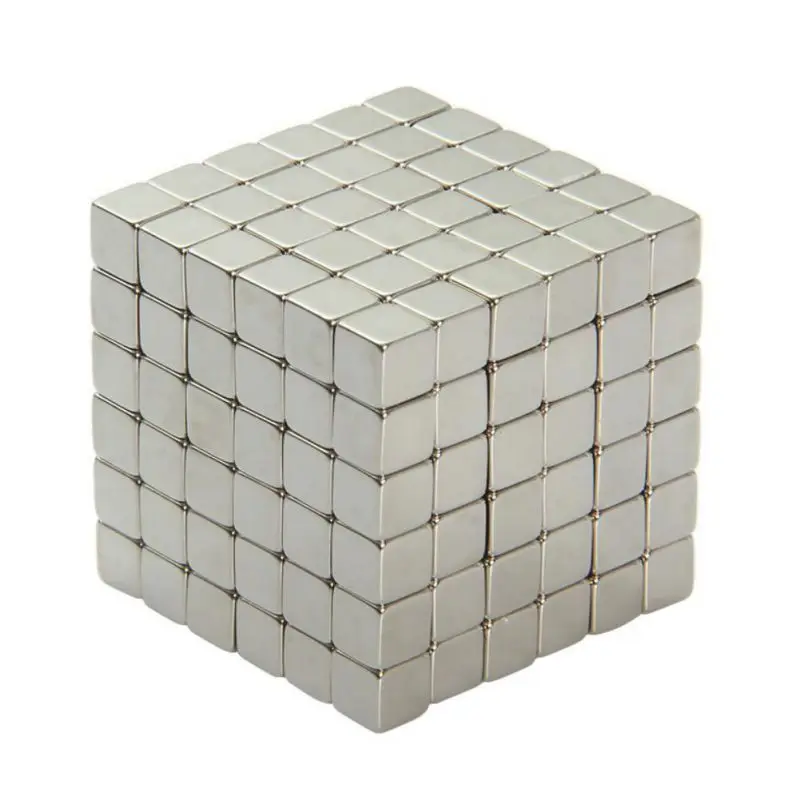 

50pcs/set Neodymium Magnet Cube Square Cubes Magnetic Holders Office Desk Stress Relief Toy Education Toys for Adults Kids