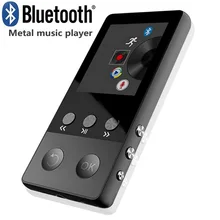 Металлический Bluetooth MP3-плеер Встроенные колонки HIFI без потерь спортивный музыкальный плеер рекордер электронная книга fm-радио Поддержка TF карты