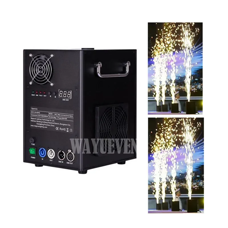 

650W Cold Spark Firework Machine For Wedding Celebration Dmx And Remote Control Spark Fountain 750W Sparkular Machine For Stage