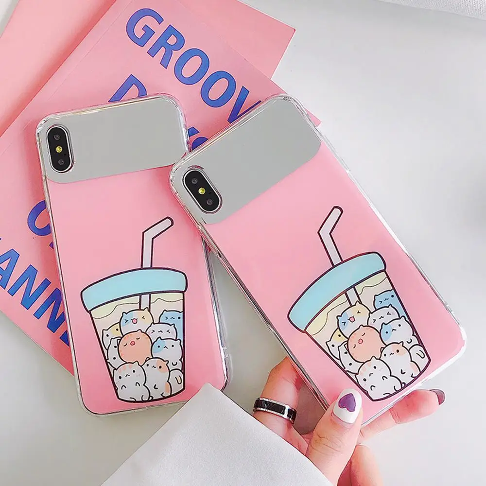 

eye shadow box tpu case for iphone 8 7 6s 6 plus X XR XS MAX case cover fashion 3d patterned soft silicone phone bag capa fundas