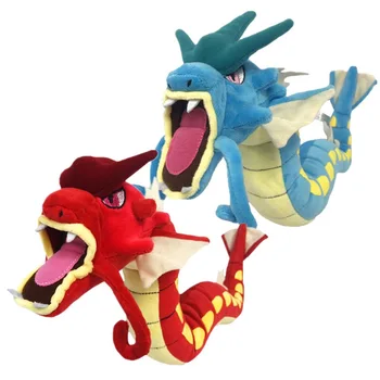 

22" Shiny Gyarados Toys Blue/Red Shiny Monster Plush Toys Dragonair Doll Soft Stuffed Animals Brinquedos Gift for Children
