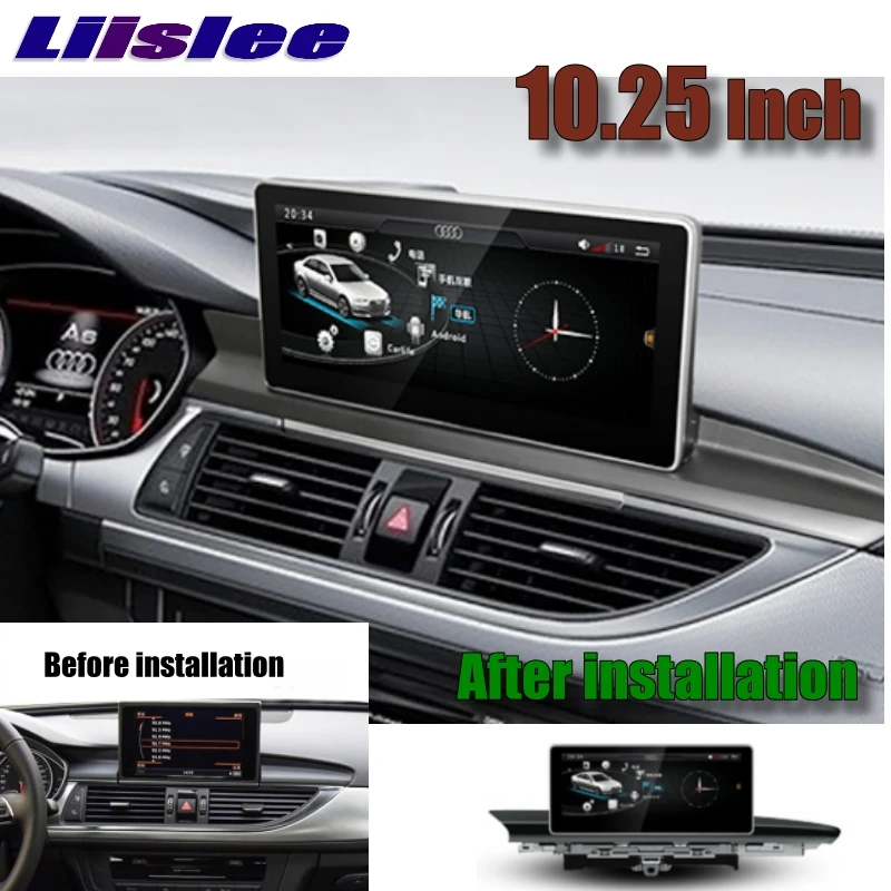 Liislee Car Multimedia Player NAVI For Audi A6 A6L S6 RS6 C7 4G 2012~2018 Original Car System Radio Stereo GPS Screen Navigation 1