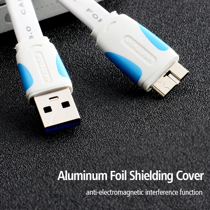 Vention 150cm high Speed USB 3.0 A to Micro-B Cable Data Transfer Cable For Portable Hard Drive Galaxy Note3 Galaxy S5