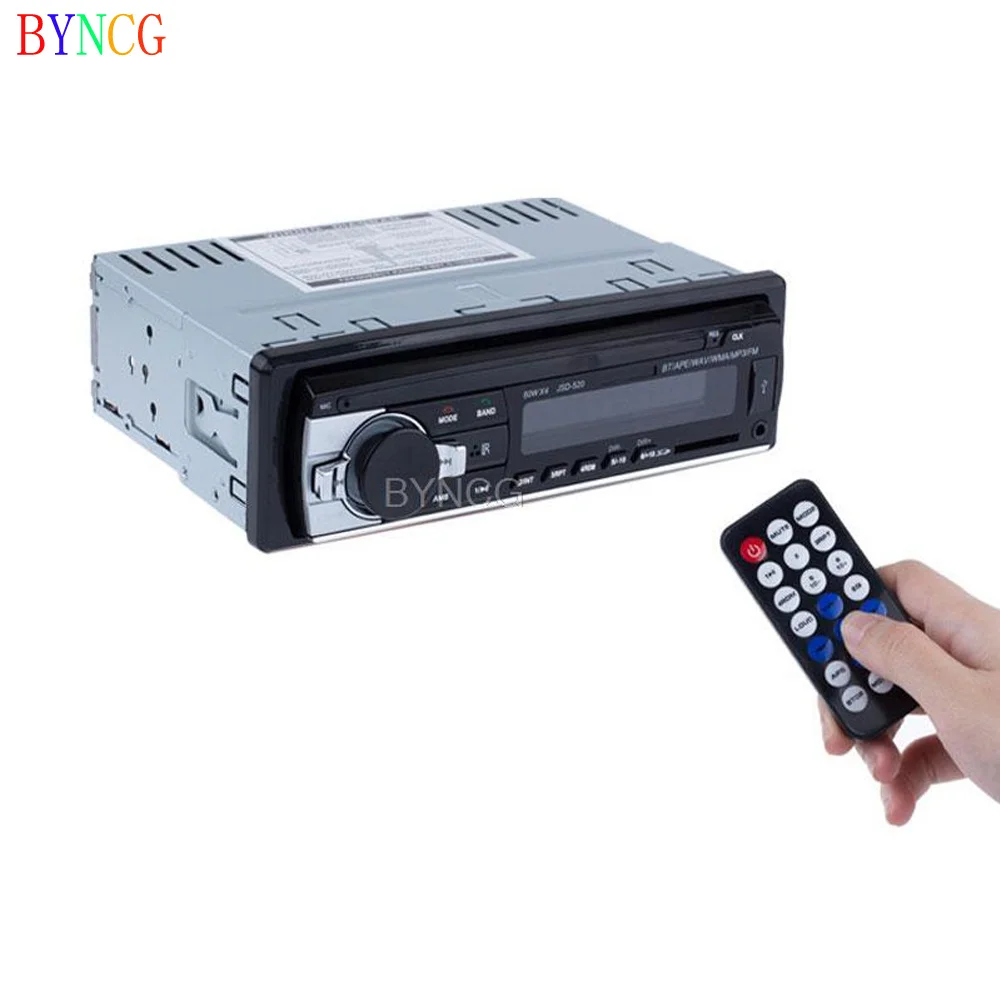 Car Radio Stereo Player Bluetooth Phone AUX IN MP3 FM/USB/1 Din/remote control For Iphone 12V