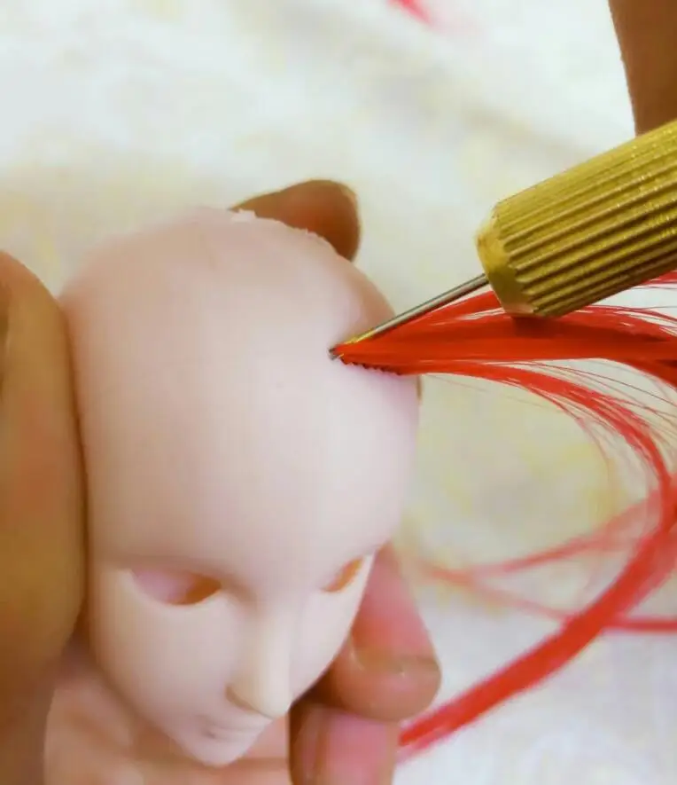 Инструменты для волос куклы аксессуары установки головка BJD ob girl monster Doll head|Куклы|