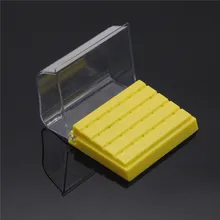 Стоматологический 24 Отверстия алмазные боры держатель Endo коробка Эндодонтический расширитель блок