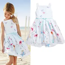 Fairy Baby Kids Girls Princess Flower Tutu Dress Party Ball Gown Dresses 1-8Y Boho Beach Sundress Casual Clothes