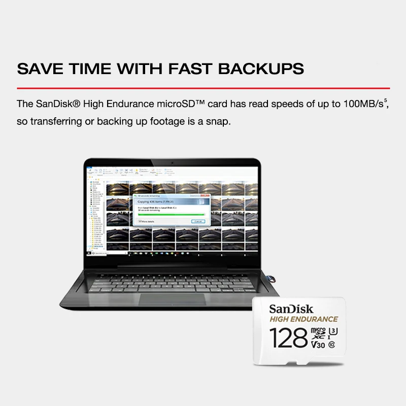 Карта памяти SanDisk высокая выносливость 32G 64G 128G 256G карта MicroSD класс 10 до 40 МБ/с./с TF