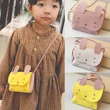 Новая детская сумка через плечо для девочек из искусственной кожи с кроликом мини для монет WML99