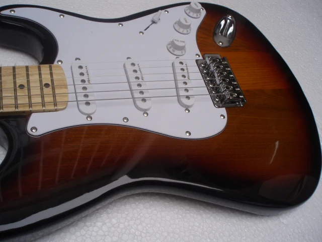 Wholesale Free shipping Guitar New STR... Electric Guitar W NOISSELESS Pick ups sunburt 2009