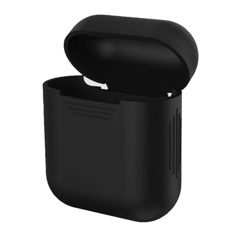 Мягкий силиконовый чехол для Airpods защитный прозрачный Ультратонкий