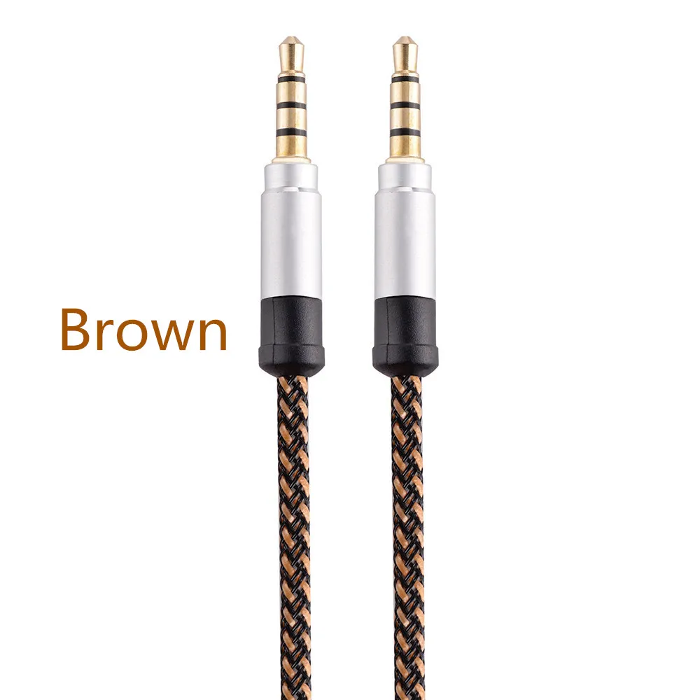 3.5mm Stereo Car Auxiliary Audio Cable Male To Male for Smart Phone aux 3.5mm male audio Cable