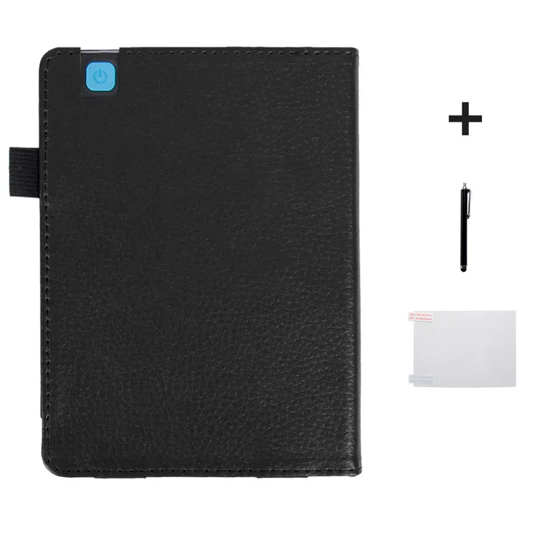 

Magnetic Auto Sleep Leather Cover Case For KOBO Arua Edition 2 eReader 6inch+ HD Screen Protective Film +Touch Pen A30