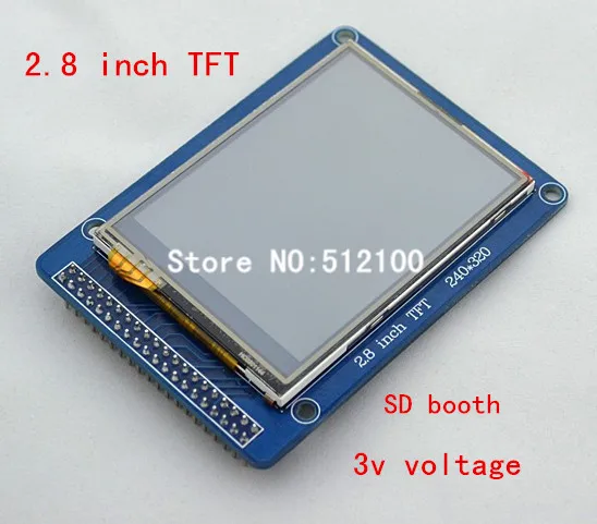 3 шт. 2.8 дюймов TFT LCD сенсорный экран жк-модуль ILI9325 В регулятор SD карта прикоснитесь