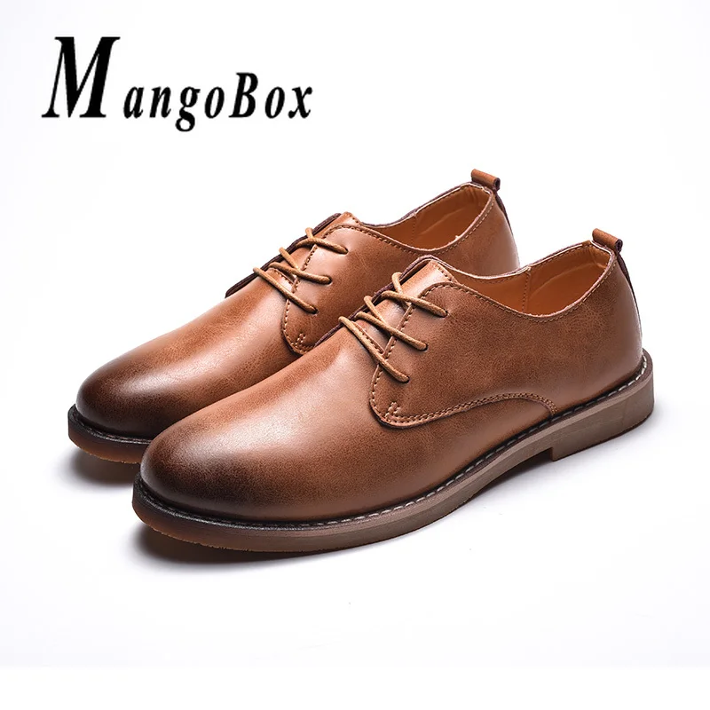 

Man Martin Shoes Spring Autumn Mens Casual Shoes Dark Brown Black Fashion Men Shoes Rubber Bottom Walking Male Footwear