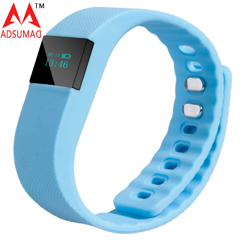 

100pcs TW64 Bluetooth Smart bracelet Wristband with retailbox For iOS Android Fitness Tracker getfit2.0 Sports Health Pedometer