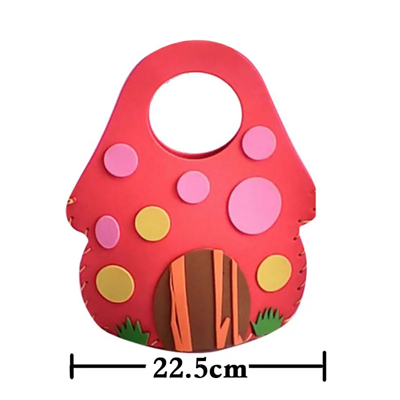 6 шт./компл. DIY милые EVA ручной работы Ремесла мультфильм шитье сумок Игрушка Дети творческий ручной глаз координация транинг развивающая