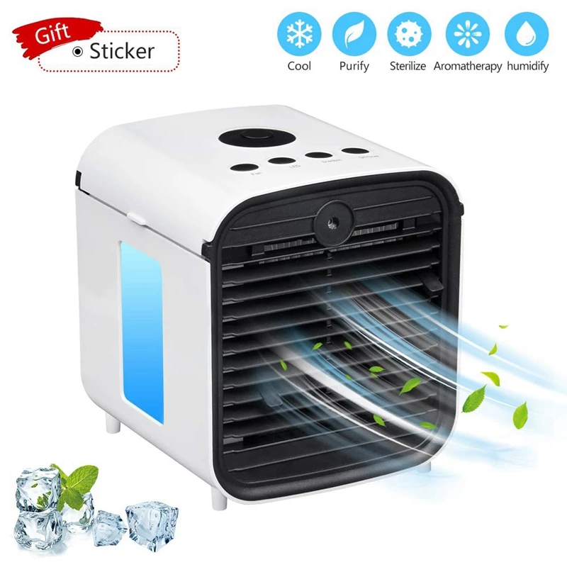 

Mini USB Portable Air Conditioner Conditioning Humidifier Purifier 7 Colors Light Desktop Arctic Air Cooler Fan For Home Office