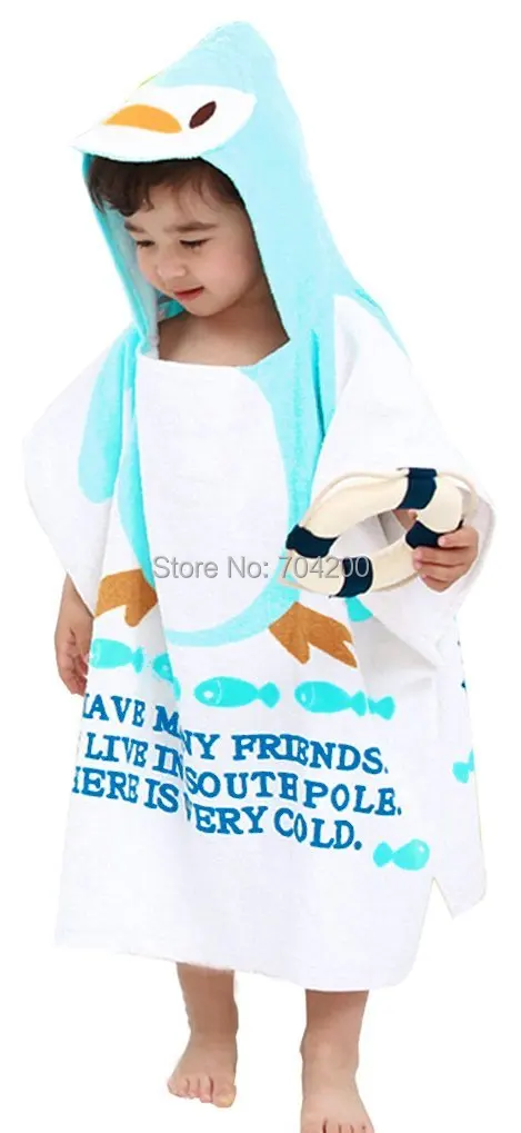 Roupão de Bebê Criança dos Desenhos Toalha de Banho Roupões de Banho das Crianças Animal com Capuz dos Desenhos Toalha de Praia Estilos Personagem Animados p 12 - 2 Mamãe e Bebê