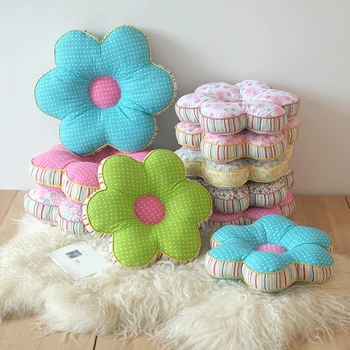 

Flower Shaped Seat Cushion Home Decor Sofa Pillow Back Cushion for Waist Supporting Thick Floor Sitting Pad Tatami Mat Kids Gift