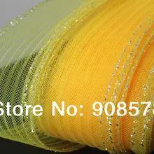 2," 7 см волнистые плиссированные лошадиные косы с серебряной отделкой из органзы 100 ярдов/лот