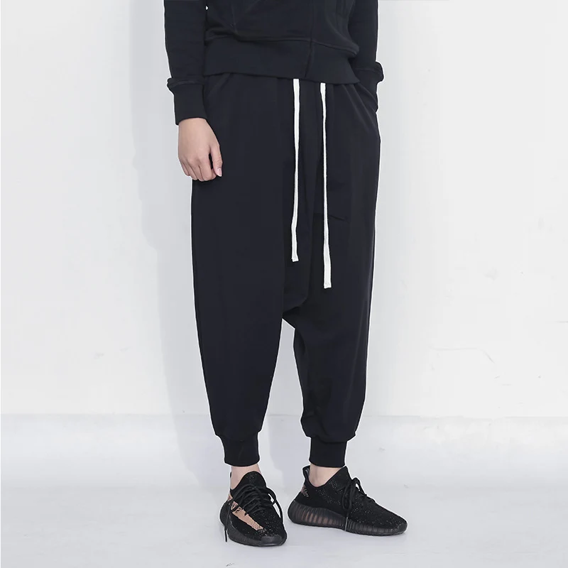 2024 New Streetwear Baggy Pants Hip Hop Jogger Pants Male Sweatpants Cotton Casual Harem Trousers Men Drop Shipping LBZ40