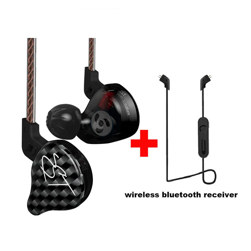 KZ ZST HiFi оригинальные ограниченная версия спортивные Bluetooth наушники беспроводные