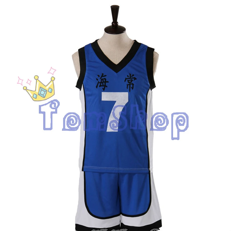Аниме Баскетбол KUROKO'S Kuroko no Basuke косплей Kaijo школьная #7 кисэ Риза баскетбол Джерси